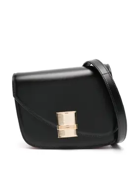 Ferragamo: Чёрная сумка через плечо 