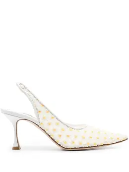 Manolo Blahnik: Белые туфли 