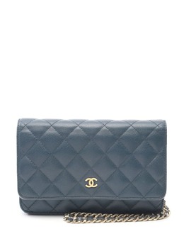 CHANEL Pre-Owned: Голубой кошелёк 