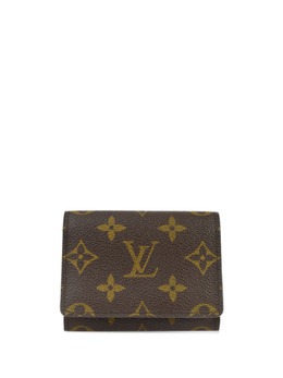 Louis Vuitton Pre-Owned: Коричневый картхолдер 