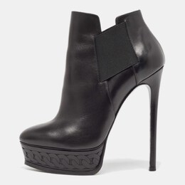Casadei: Чёрные ботинки 