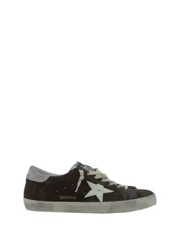 Golden Goose: Коричневые кроссовки  Super Star