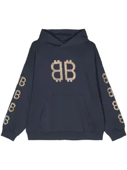 Balenciaga: Толстовка с принтом 