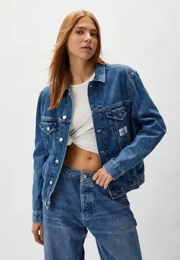 Calvin Klein Jeans: Джинсовая куртка 