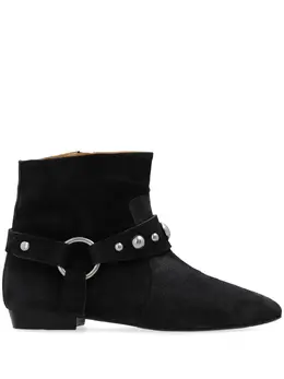 ISABEL MARANT: Чёрные ботинки 