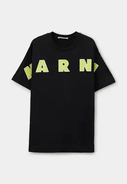 Marni: Чёрная футболка 