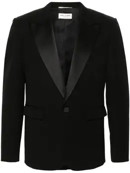 Saint Laurent: Пиджаки из шерсти 