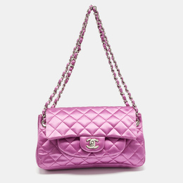 Chanel: Фиолетовая сумка 