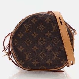 Louis Vuitton: Коричневая сумка через плечо 