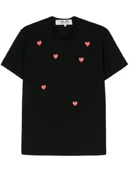 Comme Des Garçons Play: Футболка  Heart с принтом