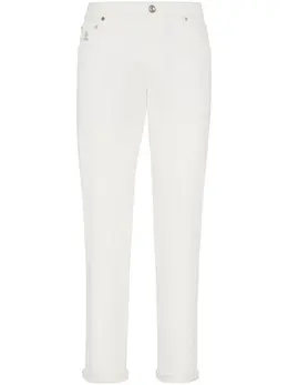 Brunello Cucinelli: Белые джинсы 
