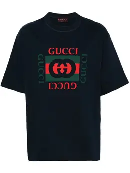 Gucci: Футболка  Interlocking G с принтом