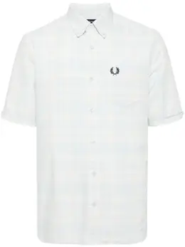 Fred Perry: Хлопковая рубашка 