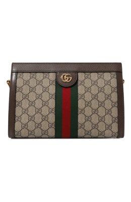 Gucci: Бежевая сумка  Ophidia GG