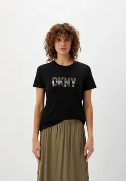 DKNY: Чёрная футболка 