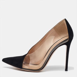 Gianvito Rossi: Чёрные туфли  Plexi