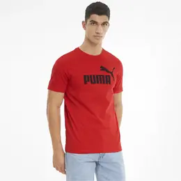 PUMA: Красная футболка  Ess