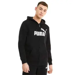 PUMA: Чёрная толстовка  Ess