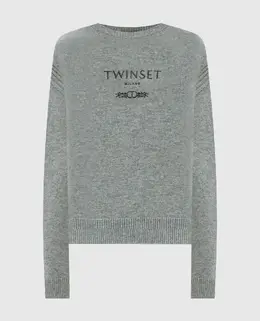 Twinset: Серый свитер 