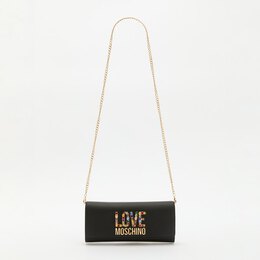 Love Moschino: Чёрный клатч 