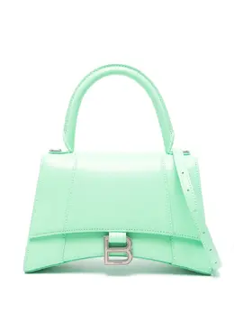 Balenciaga: Зелёная сумка  Hourglass