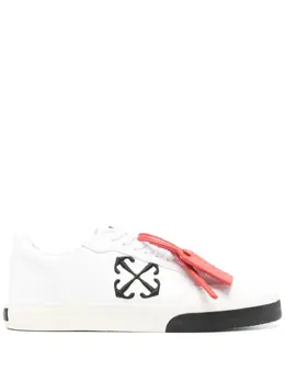 Off-White: Белые кроссовки  Vulcanized