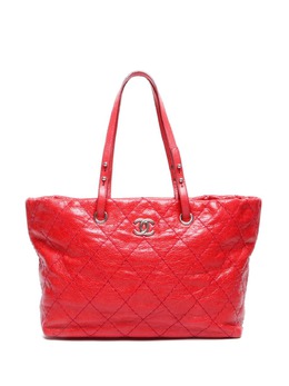 CHANEL Pre-Owned: Красная сумка-шоппер 