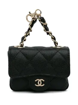 CHANEL Pre-Owned: Чёрная сумка 