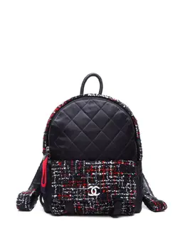 CHANEL Pre-Owned: Чёрный рюкзак 