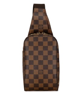 Louis Vuitton Pre-Owned: Коричневая сумка через плечо 