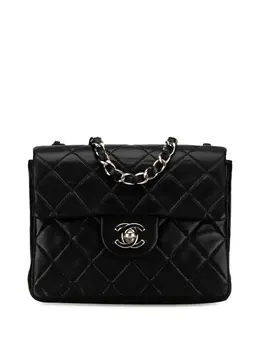 CHANEL Pre-Owned: Чёрная сумка через плечо 