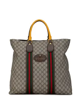 Gucci Pre-Owned: Коричневая сумка-шоппер 