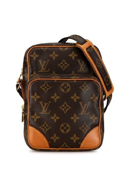 Louis Vuitton Pre-Owned: Коричневая сумка через плечо 