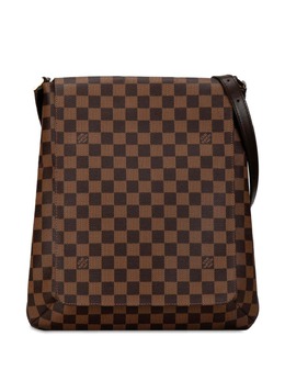 Louis Vuitton Pre-Owned: Коричневая сумка через плечо 