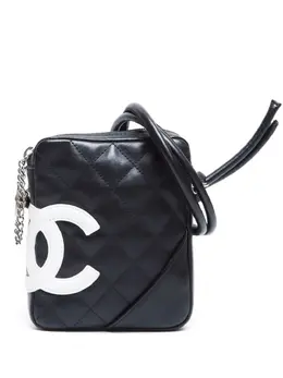 CHANEL Pre-Owned: Чёрная сумка 