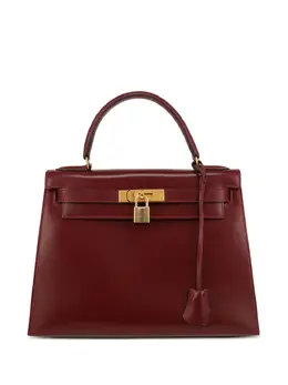 Hermès Pre-Owned: Бордовая сумка 