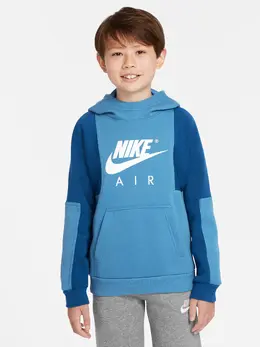 NIKE: Голубая толстовка  Air