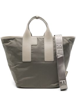 Furla: Зелёная сумка-шоппер 