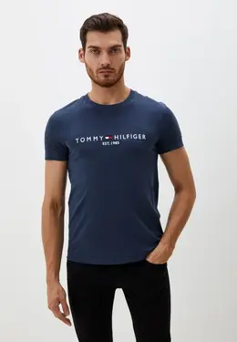 Tommy Hilfiger: Синяя футболка 