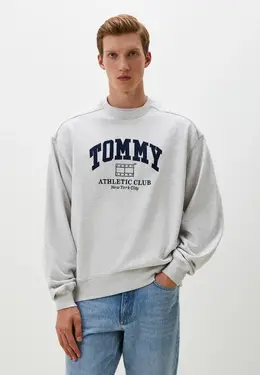 Tommy Hilfiger: Серый свитшот 