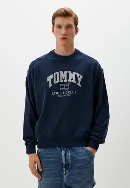 Tommy Hilfiger: Синий свитшот 