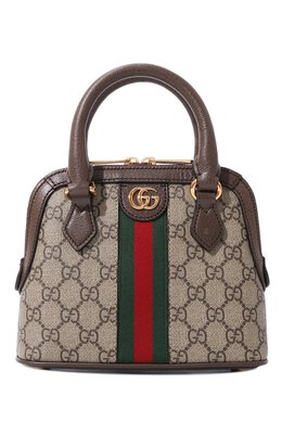 Gucci: Коричневая сумка  Ophidia GG