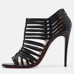 Christian Louboutin: Чёрные ботинки 