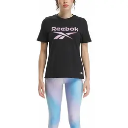 Reebok: Чёрная футболка 