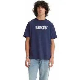 Levi's: Синяя футболка 