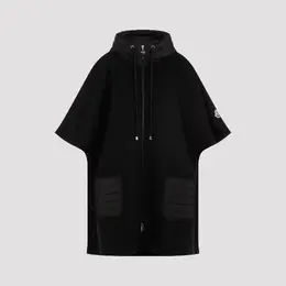 Moncler: Чёрный плащ 