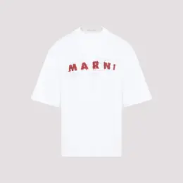 Marni: Белая футболка 