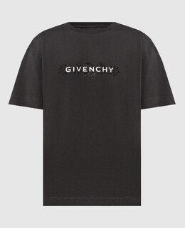 Givenchy: Серая футболка  Reverse