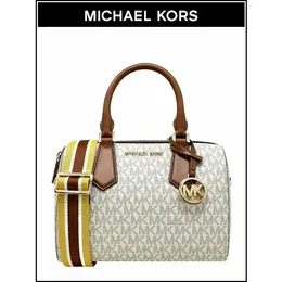 MICHAEL KORS: Белая сумка  Jet Set