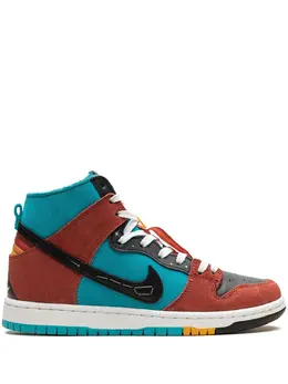 Nike: Многоцветные кроссовки  SB Dunk High